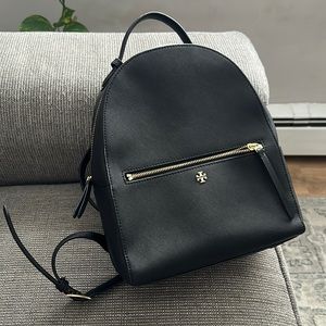 Tory Burch Backpack Saffiano leather black
